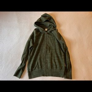 Gap Hooded Sweater - Green - Full-Zip